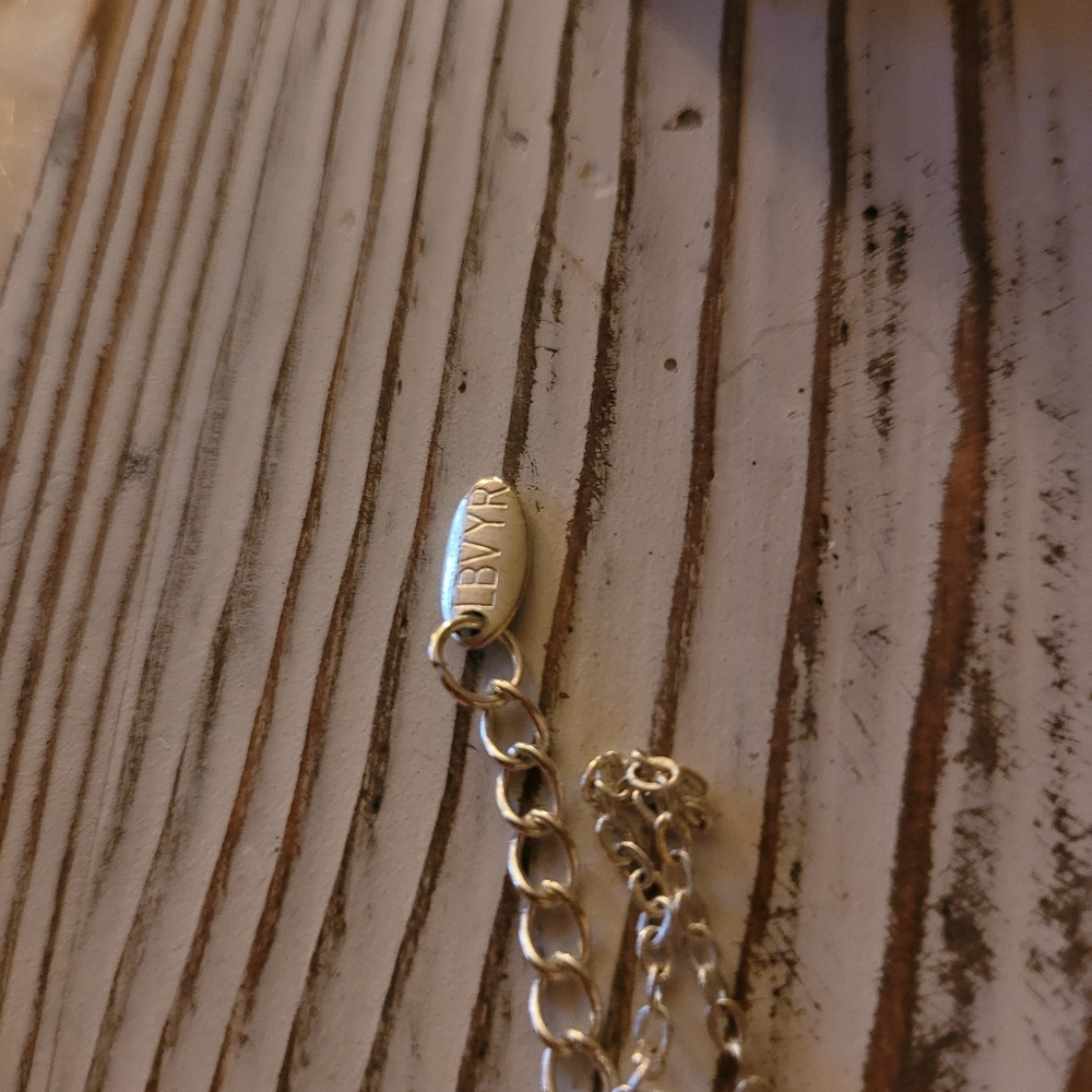 LBVYR Fashion Jewelry Faux Blue Stone Faux 💙 Faux silver Chain - Picture 7 of 7